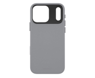 YAXO Leather Gear Slim Case MagSafe iPhone 17 Pro Max Gray - 1455902 - zdjęcie 1